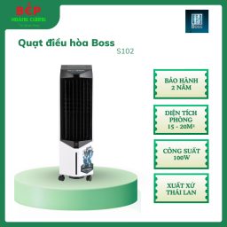 Quạt Điều Hòa S102 Boss – 14L – Tiết Kiệm Điện – Thân Nhựa ABS – Làm Mát Tự Nhiên