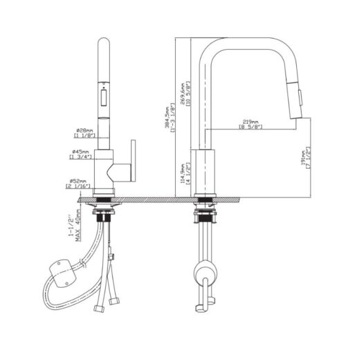 Ảnh 2D Kluger KLF0011C có dây rút