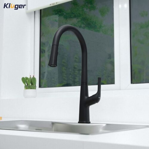 Vòi rửa bát Kluger HARMONY Series KLF0002B, Dây cấp Neoperl Thụy Sỹ, Xoay 360 độ 10 Ảnh vòi rửa bát nóng lạnh Kluger KLF0002B có dây rút