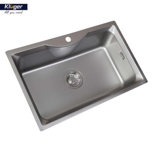 Chậu rửa bát Kluger K900 Series KW8191FS – S79, Bề mặt LINEN dập nổi, Bảo hành 10 năm 10 Chậu rửa bát 1 hố Kluger KW8191FS-S79