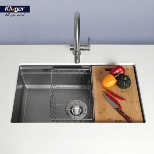 Chậu rửa bát 1 hố Kluger KWU8161FS-S76 Plus
