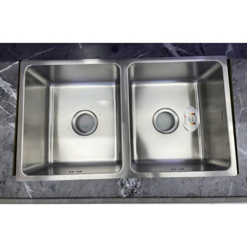 Chậu Rửa Chén HAFELE 567.24.140, Hai Hộc Inox 304 Lắp Âm 9 Chậu rửa bát inox 2 hố Hafele 567.24.140