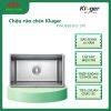 Chậu rửa bát Kluger K600 SERIES KWU8161FS – S70, Bề mặt LINEN dập nổi, Bảo hành 10 năm 1 vn 11134207 7ras8 mda4zdj6zuprb6