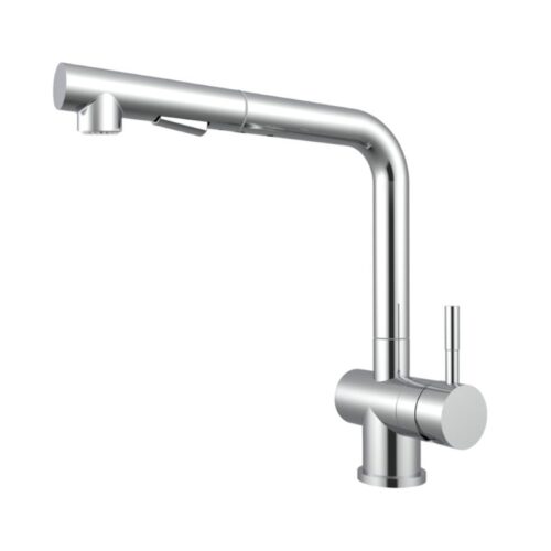 Vòi rửa bát dây rút thế hệ mới Kluger HOPE Series KLF0013C, Xoay 360 độ, điều chỉnh nóng/lạnh 10 Vòi rửa bát nóng lạnh Kluger KLF0013C có dây rút