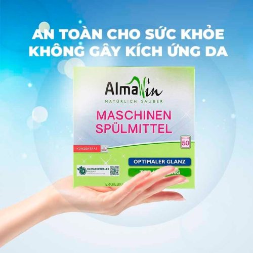 Almawin Bột Rửa Bát Hữu Cơ 1.25kg HMH.0190002 – Hương Chanh Tự Nhiên – Sản Xuất Tại Đức – Khử Mùi 9 Almawin Bột Rửa Bát 1.25kg Hữu Cơ – Hương Chanh, Làm Sạch Hiệu Quả, Sáng Bóng, An Toàn Cho Sức Khỏe