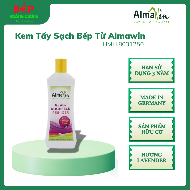 Almawin Kem Tẩy Rửa Bếp Từ Hữu Cơ 250ml HMH.8031250 – Hương Lavender Thơm Mát, Loại Bỏ Vết Bẩn Cứng Đầu 3 Almawin Kem Tẩy Bếp Từ Hữu Cơ 250ml – Hương Lavender - Sạch Bóng, Khử Mùi, Giữ Bếp Như Mới