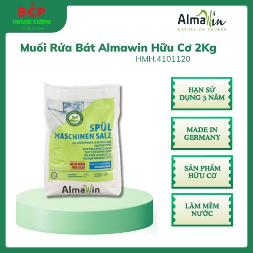 Almawin Muối Rửa Bát 2kg Hữu Cơ – Bảo Vệ Máy Rửa Bát - Làm Sạch Hiệu Quả - An Toàn Cho Gia Đình