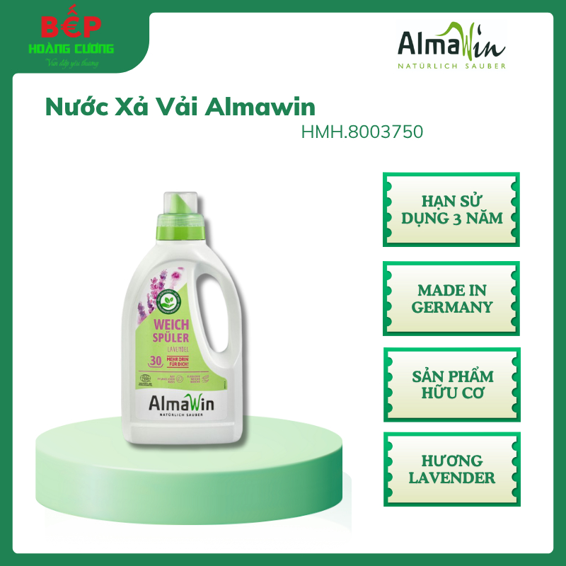 Almawin Nước Xả Vải Hữu Cơ Lavender 750ml HMH.8003750 – Hương Oải Hương Dịu Nhẹ, Giúp Quần Áo Mềm Mại 3 Almawin Nước Xả Hữu Cơ Lavender 750ml – Mềm Mại, Thơm Dịu, Thân Thiện Với Da & Môi Trường