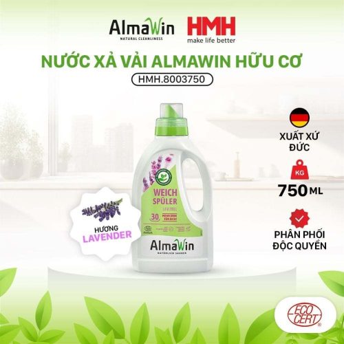 Almawin Nước Xả Vải Hữu Cơ Lavender 750ml HMH.8003750 – Hương Oải Hương Dịu Nhẹ, Giúp Quần Áo Mềm Mại 8 Almawin Nước Xả Hữu Cơ Lavender 750ml – Mềm Mại, Thơm Dịu, Thân Thiện Với Da & Môi Trường
