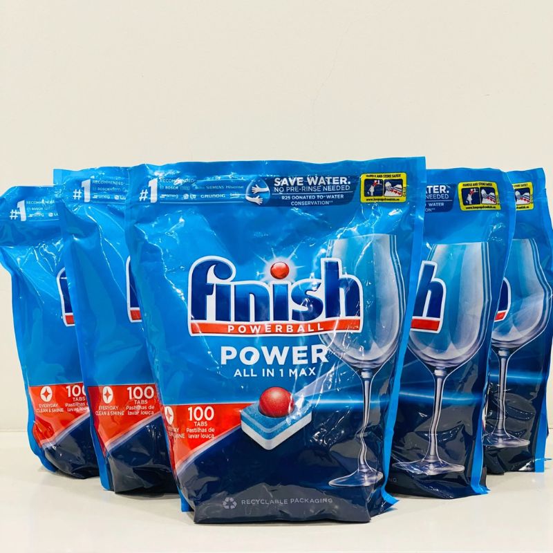 Finish Power All in One 100 viên – Viên rửa chén máy – Hòa tan nhanh – Sạch bóng không cặn 5 Finish Power All in One 100 viên – Viên rửa chén máy – Hòa tan nhanh – Sạch bóng không cặn - Ảnh 4