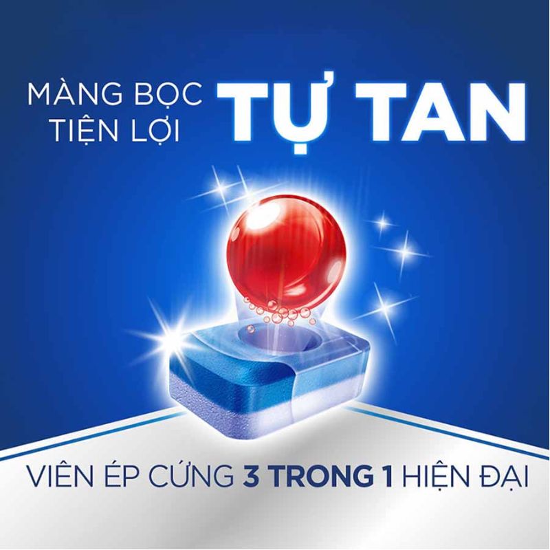 Finish Power All in One 24 viên – Viên rửa chén máy – Hòa tan nhanh – Sạch bóng không cặn 5 Viên rửa bát Finish Power All In One 24 viên