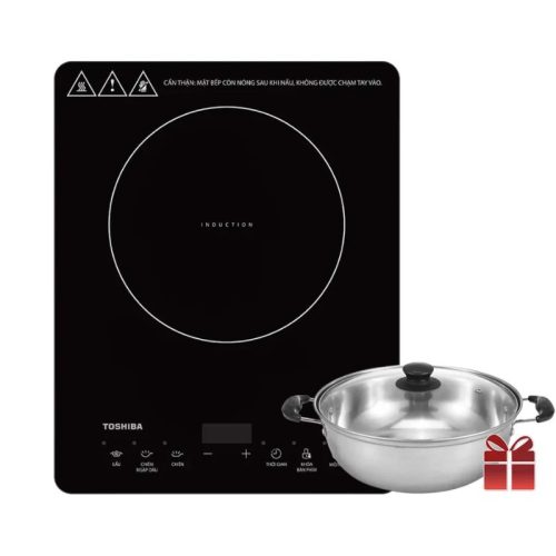 Bếp Điện Từ Toshiba IC-20R2SV, Tặng nồi lẩu Inox cao cấp 2 lớp 8 Bếp từ Toshiba IC-20R2SV