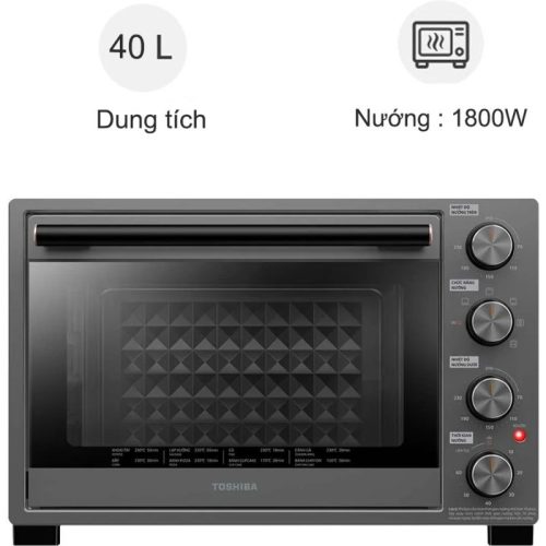 Lò nướng Toshiba TL-MC40EZF(GR), Dung tích 40L, Kính cách nhiệt 2 lớp 8 Lò nướng TOSHIBA TL-MC40EZF(GR)