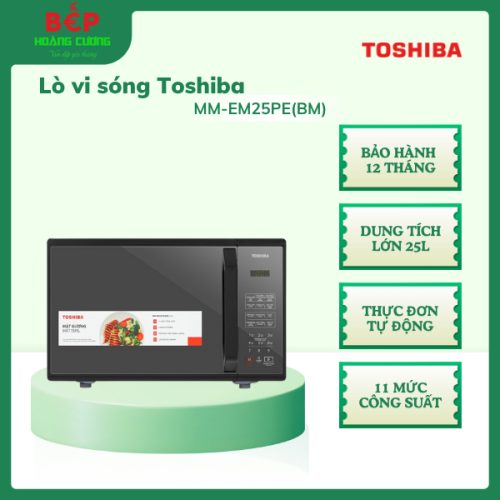 Lò vi sóng Toshiba MM-EM25PE(BM) 25L, 11 mức công suất