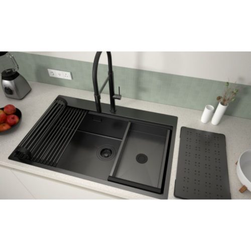 Ảnh chậu rửa bát Hafele WS R10 HS25-SSN1S-7650 567.24.485 Đen