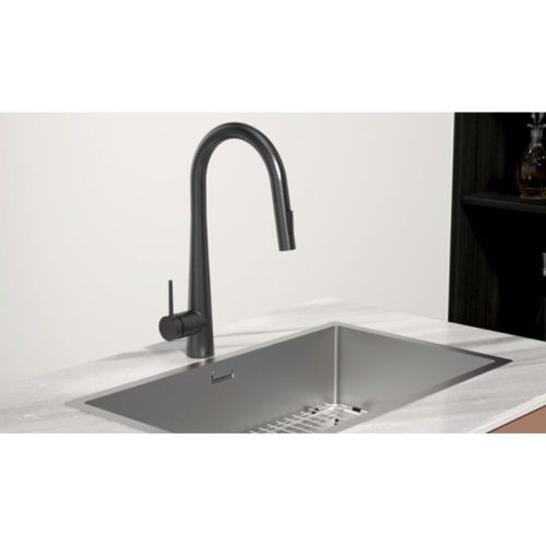 Ảnh vòi rửa bát nóng lạnh Hafele LUX-P HT25-SH1P417 567.24.498 Đen