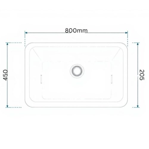 Chậu rửa bát Kluger TOYA Series KY8045SL Plus, Bề mặt SUPER LINEN dập nổi, Bảo hành 10 năm 17 Ảnh 2d Kluger KY8045SL Plus