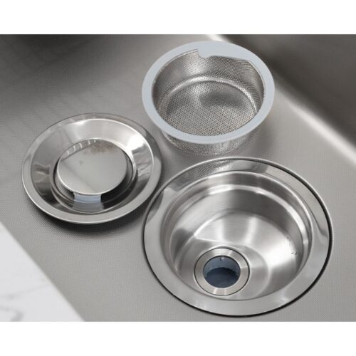 Chậu rửa bát Kluger MOD Series KF8850FSPlus, Bề mặt LINEN dập nổi, Thép không gỉ Inox 304 12 Khay lọc chậu rửa bát Kluger KF8850FS Plus