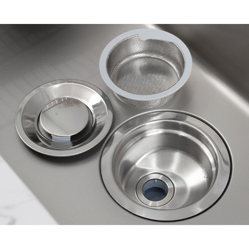 Chậu rửa bát Kluger MOD Series KF8850FSPlus, Bề mặt LINEN dập nổi, Thép không gỉ Inox 304 6 Khay lọc chậu rửa bát Kluger KF8850FS Plus