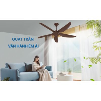 Quạt trần vận hành êm ái