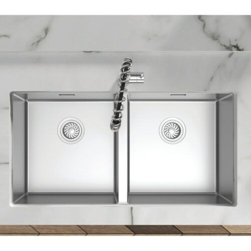 Hình ảnh Chậu Rửa Chén Bát Inox HS24-SSN2S-870 Hafele 567.24.437