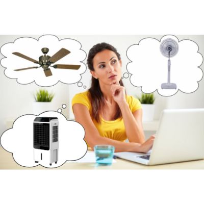 so sánh quạt trần với các thiết bị làm mát khác