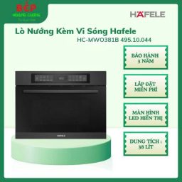 Lò vi sóng âm tủ Hafele 495.10.044 HC-MWO381B – Chính hãng, công nghệ nướng đối lưu, cảm ứng hiện đại