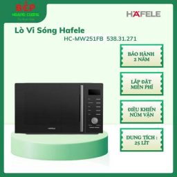 Hafele 538.31.271 Lò Vi Sóng HC-MW251FB – Dung tích 25L – Điều khiển núm xoay – Chính hãng