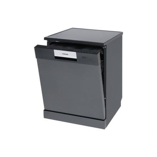 Toshiba DW-15F7(G)-VN, Sức chứa 15 Bộ – UV Diệt Khuẩn, Knock To Open, App Điều Khiển 8 anh may rua chen toshiba dw 15f7g vn