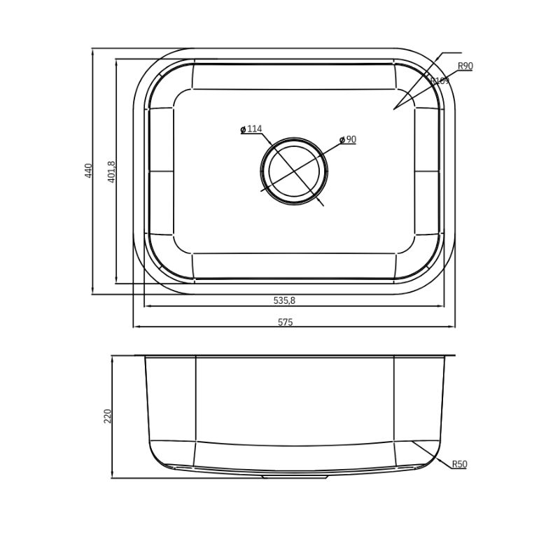 Chậu rửa bát phong cách Nhật bề mặt mịn Tari 5744SM - Chất liệu Inox SUS304, Bảo hành chậu 10 năm 6 Chậu rửa bát phong cách Nhật bề mặt mịn Tari 5744SM - Chất liệu Inox SUS304, Bảo hành chậu 10 năm - Ảnh 5