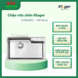 Chậu rửa bát Kluger HARU Series KH8048FS - S80 Basic, Bề mặt LINEN dập nổi, Bảo hành 10 năm