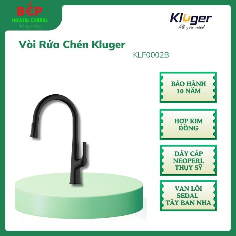 Vòi rửa bát Kluger HARMONY Series KLF0002B, Dây cấp Neoperl Thụy Sỹ, Xoay 360 độ 3 Vòi rửa bát Kluger HARMONY Series KLF0002B, Dây cấp Neoperl Thụy Sỹ, Xoay 360 độ